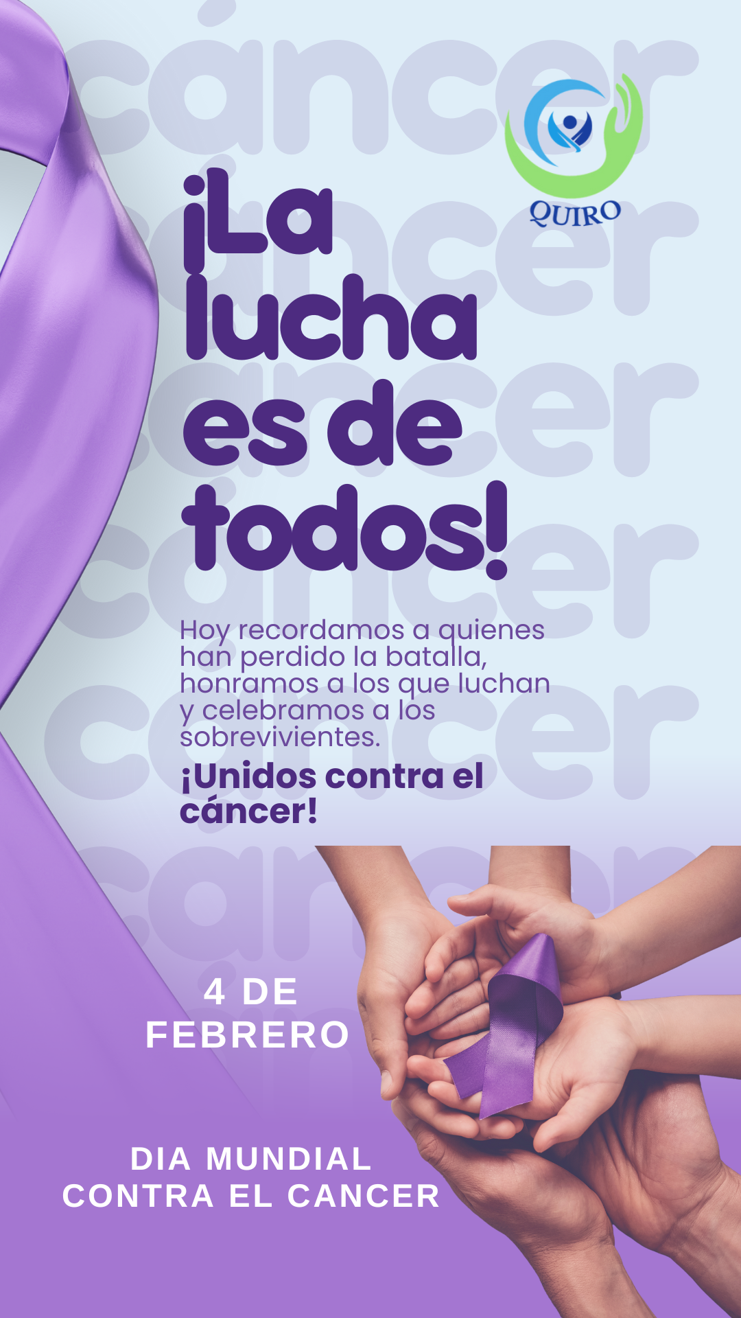 Dia Mundial Contra el C&aacute;ncer